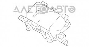 Подушка безопасности airbag пассажирская в торпеде Mazda CX-5 17-