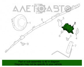 Подушка безопасности airbag пассажирская в торпеде Mazda CX-5 17-