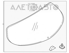 Стекло заднее двери багажника Mazda CX-5 17-21