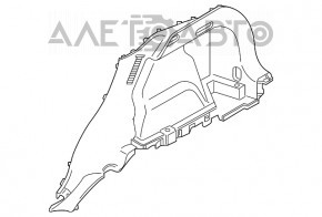 Обшивка арки ліва Mazda CX-5 17-чорна, подряпини