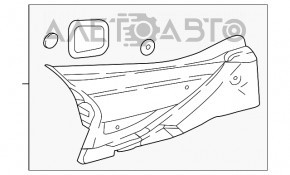 Ліхтар внутрішній кришка багажника правий Mazda CX-5 17-