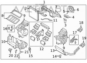 Печка в сборе Mazda CX-5 17- manual