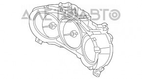 Щиток приладів Mazda CX-5 17-67к, подряпини