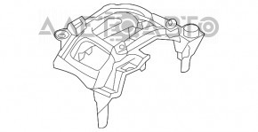 Накладка шифтера Mazda 6 13-15 Sport, подряпини, без хрому накладки