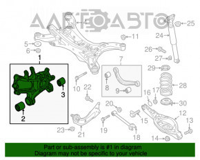 Цапфа задняя правая Mazda CX-5 13-16 FWD