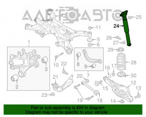 Амортизатор задній лівий Mazda CX-5 13-16 AWD