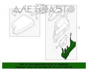 Корпус блоку запобіжників підкапотний Mazda CX-5 17-