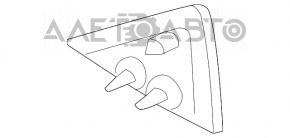 Трикутник двері перед прав Mazda CX-5 13-16 структура