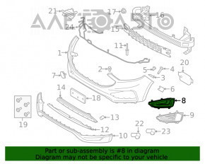 Заглушка птф ліва Ford Edge 19-