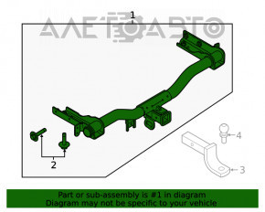 Фаркоп Ford Edge 19-