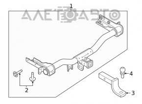 Фаркоп Ford Edge 19-