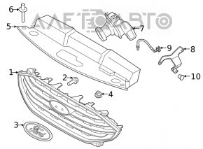 Защита двигателя передняя VW Jetta 11-18 USA новый неоригинал