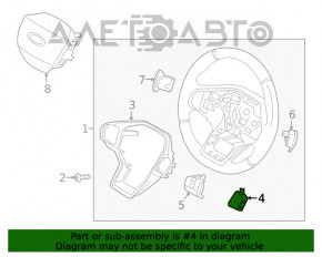 Кнопки керування на кермі праві Ford Escape MK4 20-22