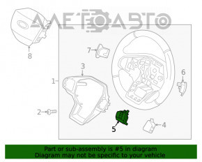 Кнопки керування на кермі ліві Ford Escape MK4 20-22