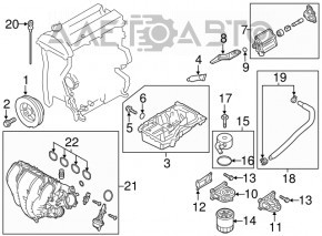 Теплообменник масло Mazda CX-7 06-09 новый OEM оригинал