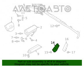 Подушка безопасности airbag сидение передняя правая Ford Escape MK4 20-