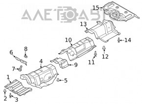 Защита двигателя Ford Escape MK4 20- металл