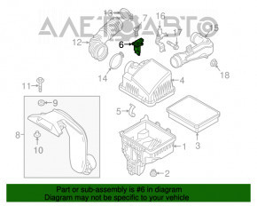 Расходомер воздуха Mazda 3 14-18 BM E5T62271. 2.0 новый OEM оригинал