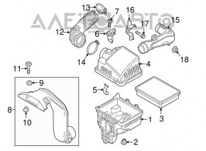 Витратомір повітря Mazda 6 13-17 2.0 2.5 новий OEM оригінал