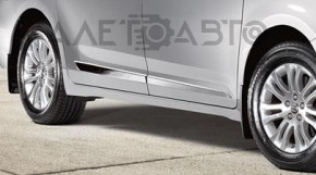 Накладка двери нижняя задняя левая Toyota Sienna 11-20 хром, вздулся хром