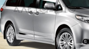 Накладка двери нижняя задняя левая Toyota Sienna 11-20 хром
