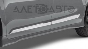 Накладка двері нижня перед прав Toyota Sienna 11-20 хром