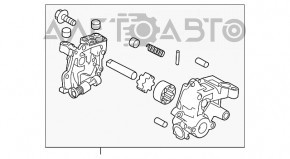 Масляный насос ДВС Mazda CX-9 16- 2.5T новый OEM оригинал