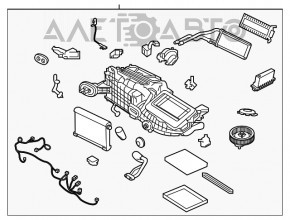 Корпус грубки голий Jaguar F-Pace X761 17 AJ126, 2.0d