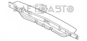 Задняя панель Jaguar F-Pace X761 17- комплект 6 частей
