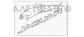 Эмблема надпись двери багажника "JAGUAR" Jaguar F-Pace X761 17- хром, без значка