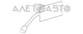 Заглушка буксир крюка заднего бампера правая Jaguar F-Pace X761 17-20