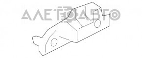 Кронштейн крыла нижний правый Mazda CX-9 16-