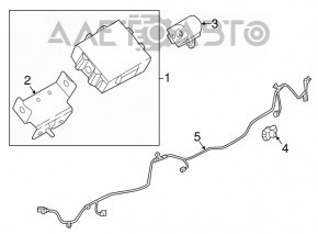 Parking Assistant Control Module Unit Mazda CX-9 16-