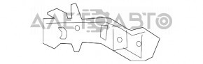 Кронштейн крыла передний правый Mazda CX-9 16- новый OEM оригинал