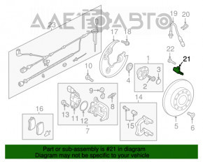 Датчик ABS задній правий VW Passat b8 16-19 USA