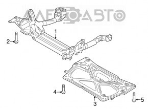 Болт кріплення переднього підрамника 8шт (комплект) Audi A6 C7 12-18 100мм