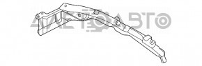 Перегородка моторного отсека BMW X1 F48 16-22 B46 верхняя, задняя часть