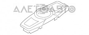Плафон освітлення задній Lincoln MKZ 13-16 бежевий