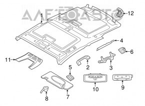 Плафон освещения зад правый BMW X1 F48 16-19