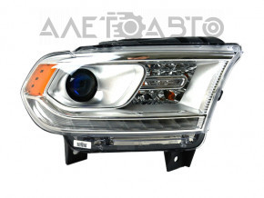 Фара передняя правая голая Dodge Durango 14-15 галоген светлая + LED DRL