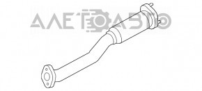 Приймальна труба прав Ford Explorer 13-19 3.5 sport