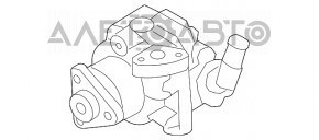 Насос ГУР гидроусилителя Audi A4 B8 08-16 новый неоригинал