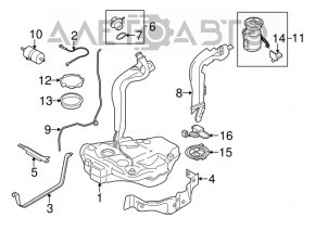 Топливный насос бензонасос VW Jetta 11-18 USA 2.5, 2.0 новый неоригинал