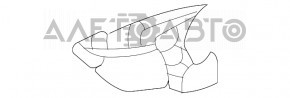 Рычаг спинки сидения заднего правого Toyota Highlander 20- серый