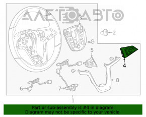 Кнопки управления на руле правое Buick Encore 17-19