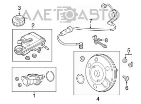 Вакуумный усилитель Ford Focus mk3 11-18 2.0