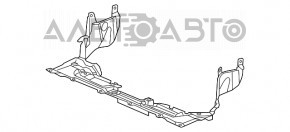 Захист переднього бампера Acura ILX 13-15 дорест новий неоригінал