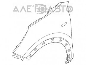 Крило переднє ліве Kia Niro 17-22 новий неоригінал