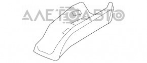 Направляющая ремня безопасности правая Audi A4 B8 08-16 черная, царапины