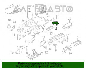 Дефлектор воздуховода правый Audi A4 B8 08-16